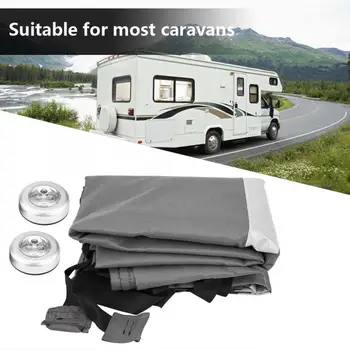 

Universal Towing Cover Waterproof Anti-UV Leisure Depot Front Towing Cover Protector Oxford cloth for Most Caravans 2.5m