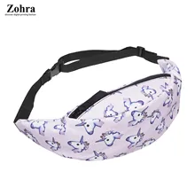 3D красочный поясная сумка для мужчин поясная сумка зеленые листья Стиль бум Сумка для женщин денежный Ремень Дорожная сумка для мобильного телефона