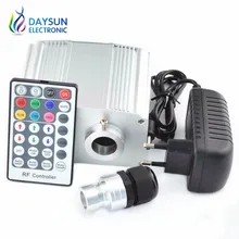 10 Вт мерцание rсветодио дный GBW светодиодный волоконно-оптический двигатель мерцание звезд световой драйвер с 28key RF пульт дистанционного управления для всех видов волоконной оптики