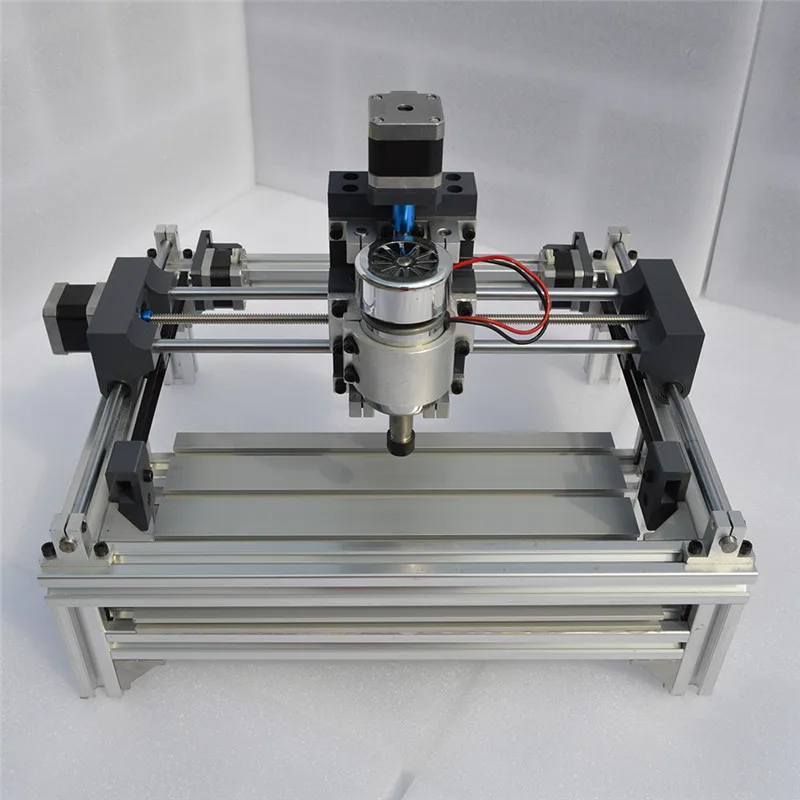 

Mini DC 12V 2415 Heavy CNC Router Wood Engraving Cutting Machine Spindle Motor Engraver Engraving Area 240x150x70mm