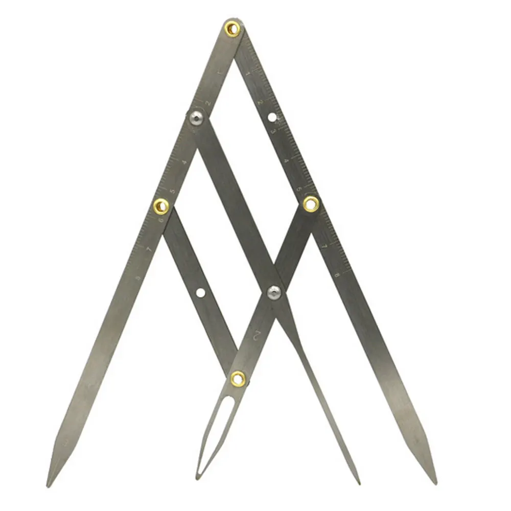 

Portable Stainless Steel Eyebrow Measuring Vernier Caliper Tattoo Eyebrow Ruler Permanent Makeup Measurement Tools