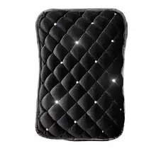 Плюшевый автомобиль Универсальный центральный подлокотник набор Индивидуальность Мода Алмазный автомобиль подушка на поручень коробка мат дрель подлокотник вставки общий не