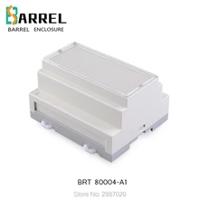 106*87*60 мм Пластиковый корпус для рейки-din для электронного проекта ABS Корпус DIY Распределительная коробка ПЛК печатная плата огнеупорный выход чехол