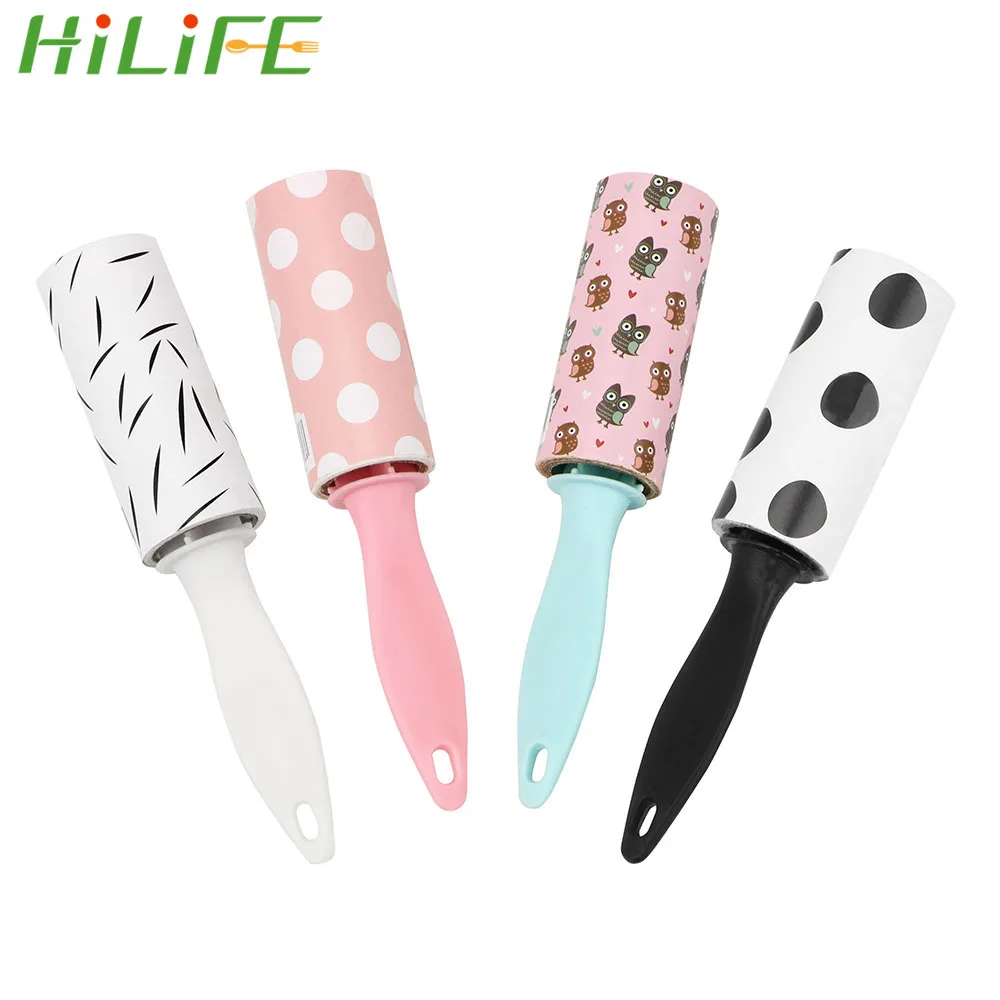 

HILIFE Clothes sticky hair Clothes Coat Sticky Lint Roller Tear-out Sticky Paper Roller Dust Cleaner Portable Cleaning Device