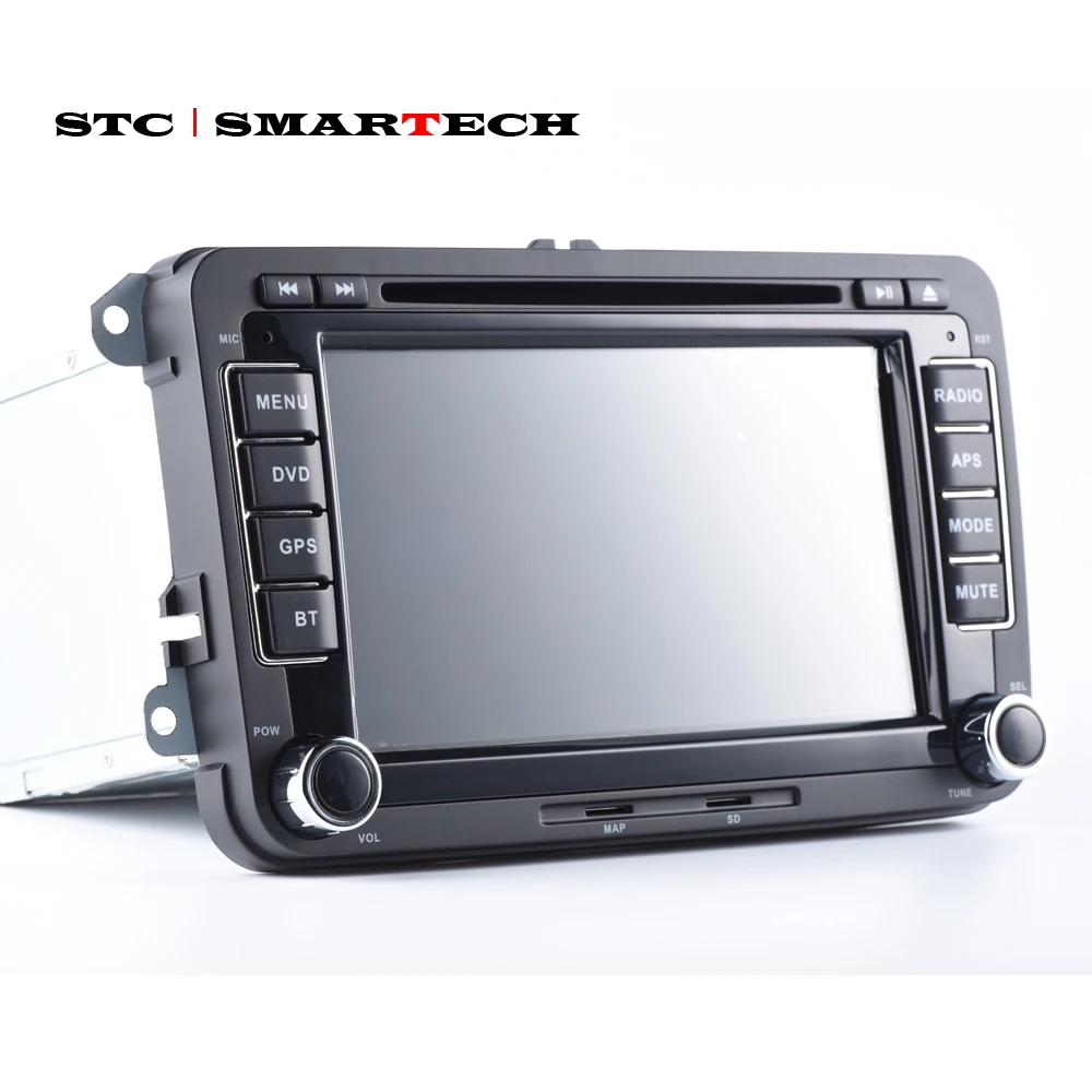 SMARTECH 2 Din Android 2G Автомагнитола gps для VW Volkswagen Golf/Polo/Tiguan/Passat/b7/b6/Skoda/SEAT, 7 дюймов ips экран четырехъядерный