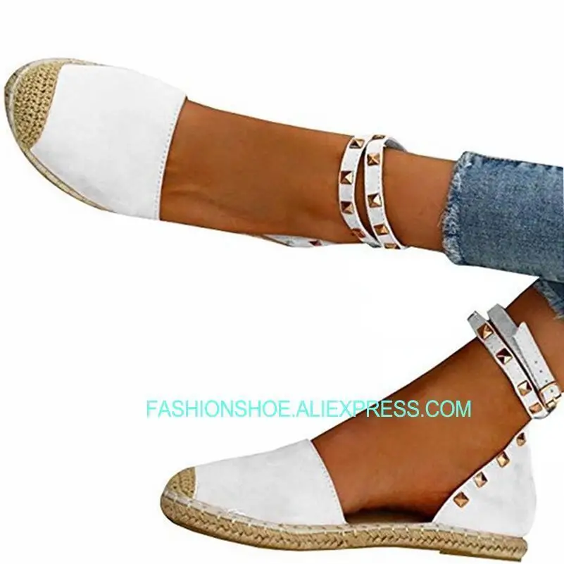 

woman sandals 2018 summer Peep Toe Summer Shoes Woman Faux Suede Flat Sandals Size 35-43 Casual Shoes Woman Sandals Zapatos Muj