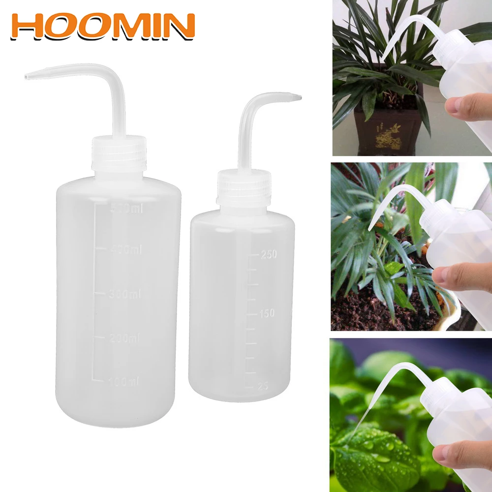 

HOOMIN Long Nozzle Beak Dropper Squeeze Bottles 250ML/500ML Succulents Plant Flower Watering Can Kettle Tool Plastic
