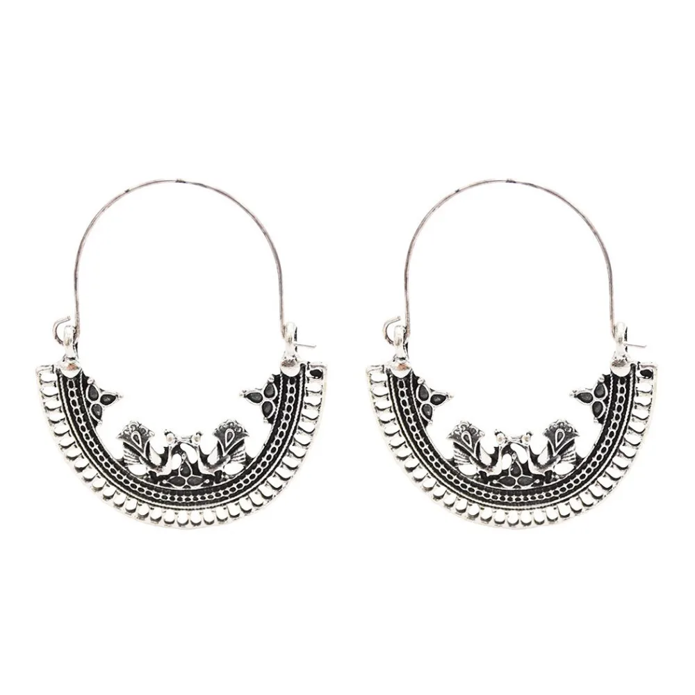 

New Ethnic Vintage Hollow Out Bird Drop Earrings Simple Retro Carving Boho Earring For Women Bohemia Beach Jewelry Pendientes