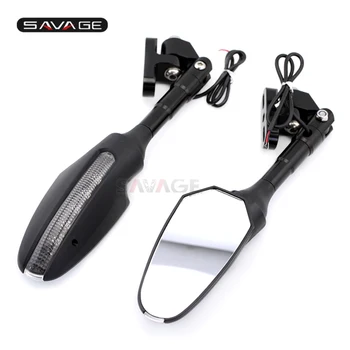

Rearview Mirrors For Kawasaki Ninja 650 2017 2018 2019 Adjustable Side Rear View Mirror Led Turn Signal Motorcycle Accessories