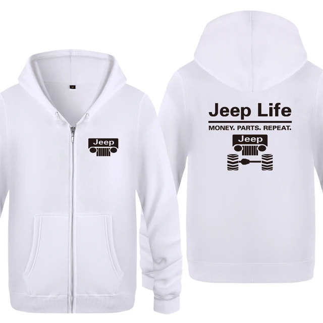Car Life - Money Parts Repeat Novelty Creative Sweatshirts Men 2018 Mens Zipper Hooded Fleece Hoodies Cardigans 2