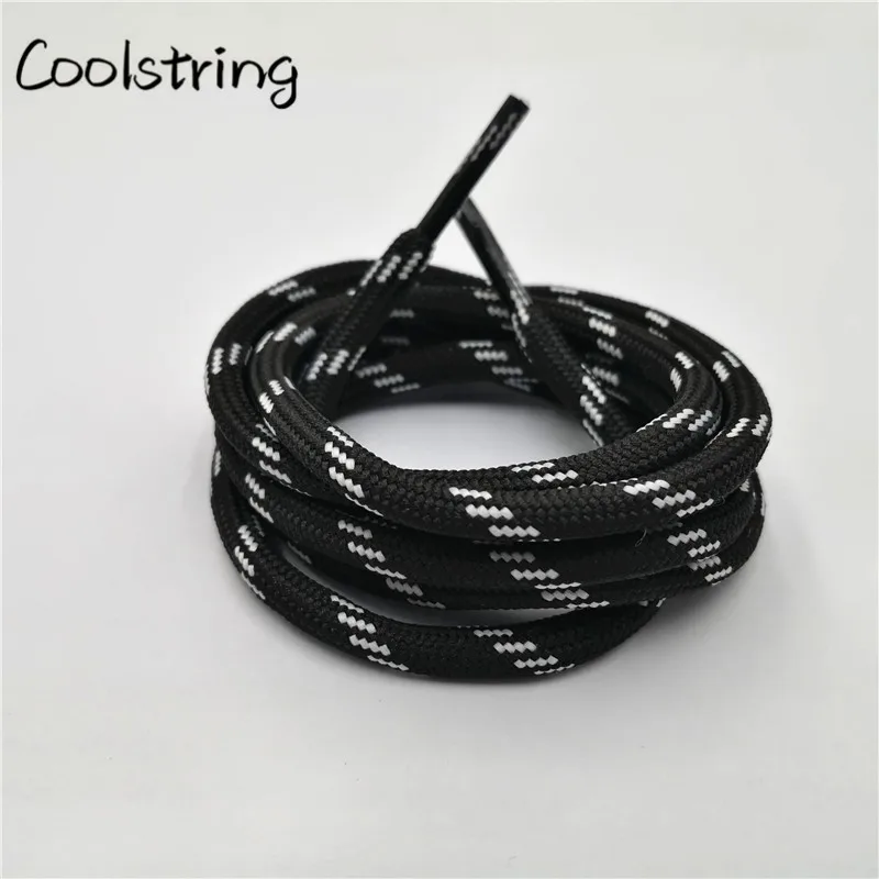 Coolstring 5 мм круглые шнурки спортивные Черные белые красные для обуви унисекс