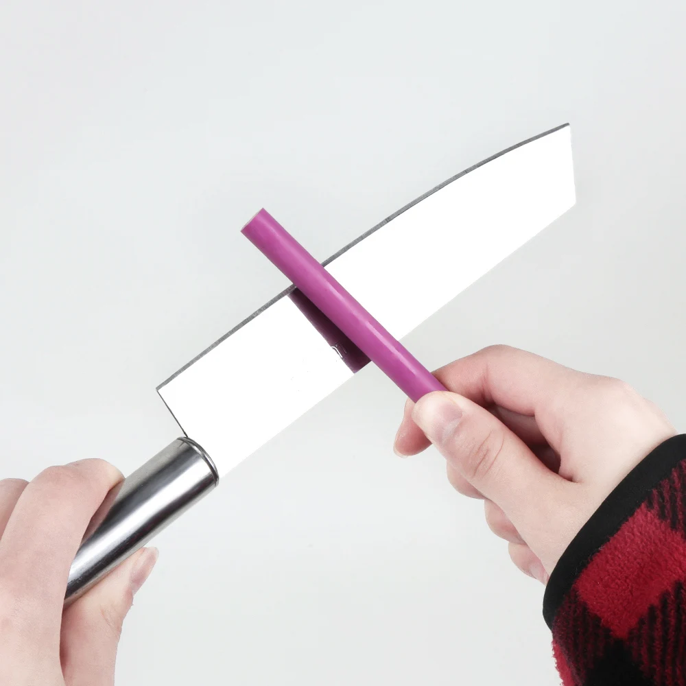 6pcs/Set Ruby Sharpening Stone Cylindrical Whetstone Knife Polishing