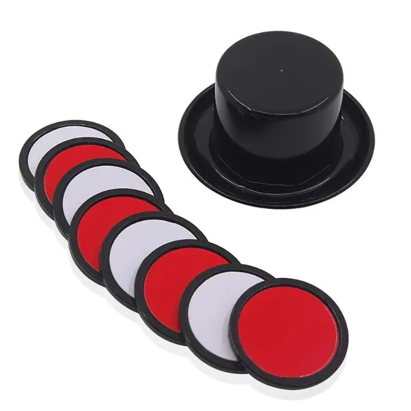 

Magic Hat Rainbow Piece Funny Tricks Close Up Stage Props Magician Kids Easy to Do Toys for Children Christmas Decorations Toys