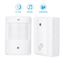 MR-108 дверной вход движения приветствие инфракрасный датчик детектор беспроводной Сплит Тип красивая музыка рингтон