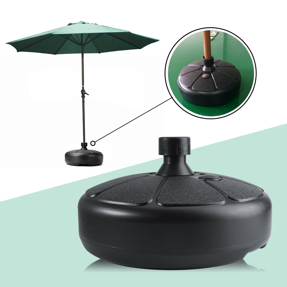 Portable Durable Outdoor Parasol Garden Umbrella Base Stand Round