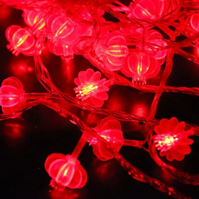 Традиционный красный фонарь светодиодная гирлянсветильник USB рождественские