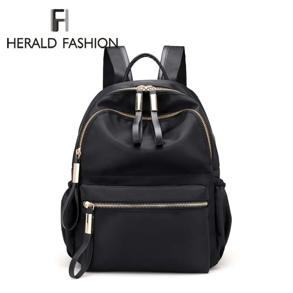 Herald de moda de las mujeres bolsos de alta calidad bolsas para la escuela de los adolescentes de Nylon femenina bolsas de viaje niñas Bowknot mochila Mochilas Herald de moda de las mujeres bolsos de alta calidad bolsas para la escuela de los adolescentes de Nylon femenina bolsas de viaje niñas Bowknot mochila Mochilas