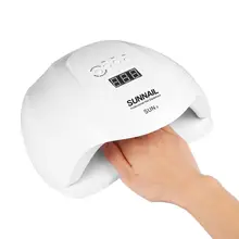 Сушилка для светодио дный ногтей УФ-светодиодная Гель-лак для ногтей 10/30/60/s 90 s таймер Smart touch knop 36 светодио дный LED s ЖК-дисплей Сушилка для ногтей 54 Вт