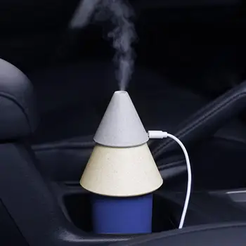 

Mini Pine Tree Air Humidifier 250Ml Fogger Mist Maker Portable Mini Usb Household Humidifier For Office Car Home