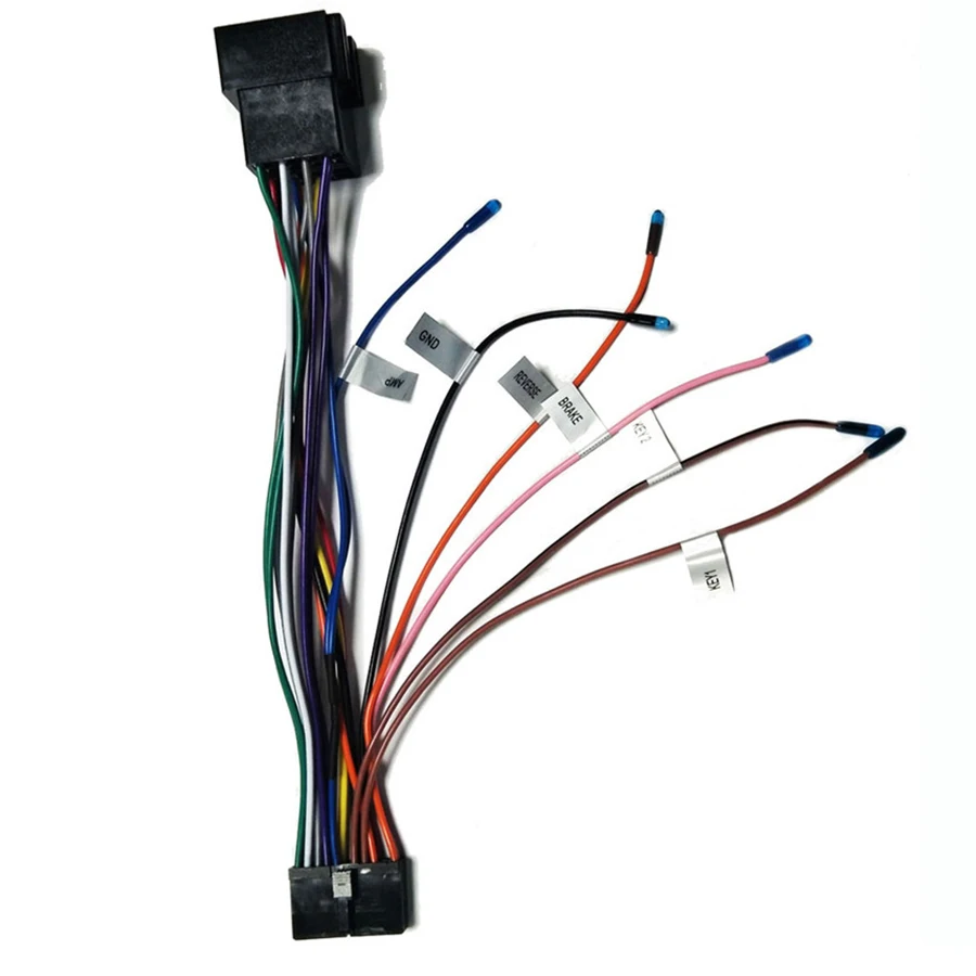 20 PIN ISO Wiring Harness Connector DVD Android for 1din or 2din Android Power Cable Harness
