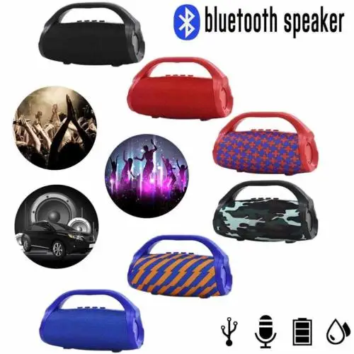 

Portable Wireless Bluetooth Speaker Professional IPX7 Waterproof Outdoor HIFI Column Speaker Wireless 20A01