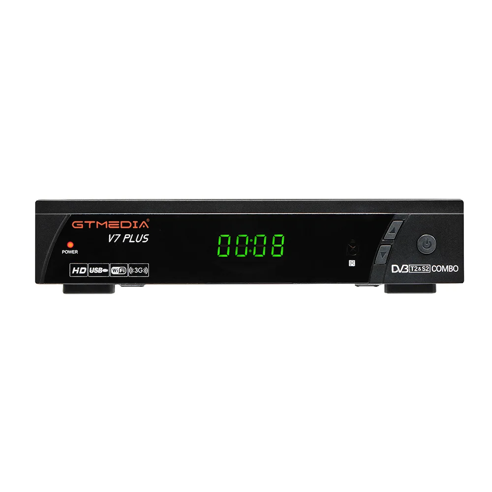 

GTMEDIA Support H.265 TV Combo Receiver Satellite Built Wifi DVB-T2 DVB-S2 Set-top Boxes USB V7 PLUS EU Plug..