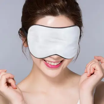 

Adjustable Pure Silk Sleep Rest Cover Shade Eyepatch Portable Blindfold