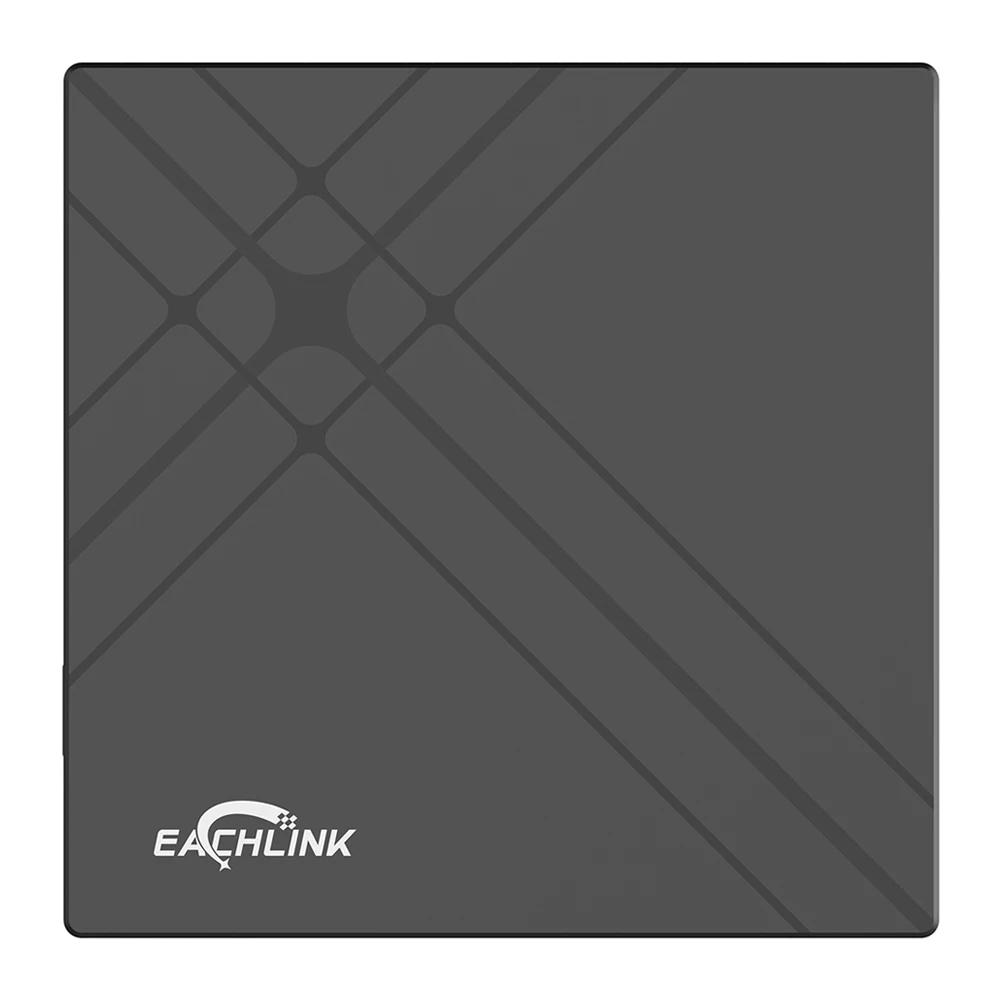 EACHLINK H6 Мини Смарт ТВ коробка Android 7,0 Allwinner H6 Android ТВ Декодер каналов кабельного телевидения 3/4 Гб оперативной памяти, 32 Гб встроенной памяти, 2,4G Wi-Fi 100 Мбит/с BT4.1 6K H.265 коробка ТВ