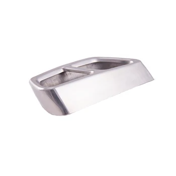 

1 Pair Stainless Steel Car Accessories Tail Throat Decorative Frame For Bmw 5 Series 528LI 530LI