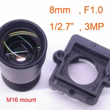 Звездный светильник F1.0 aparure 8 мм объектив 3MP 1/2. " формат для датчика изображения IMX327, IMX307, IMX290, IMX291 Модуль платы блока программного управления камеры F1