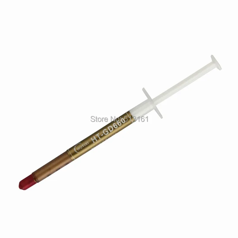 

100 Pcs GD6600 Golden Thermal Grease Paste CPU Heatsink Compound