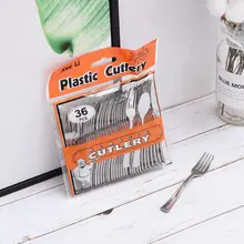 Одноразовая пластиковая вилка мини-мороженое десерт Западная Свадьба столовые приборы кухонные принадлежности инструмент