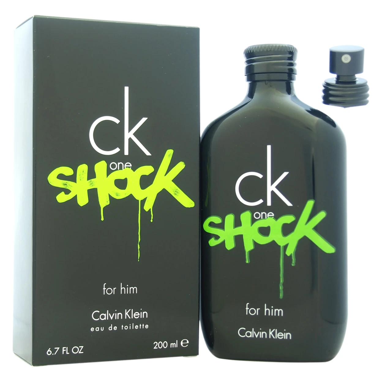 calvin klein ck one shock man edt spray 200ml