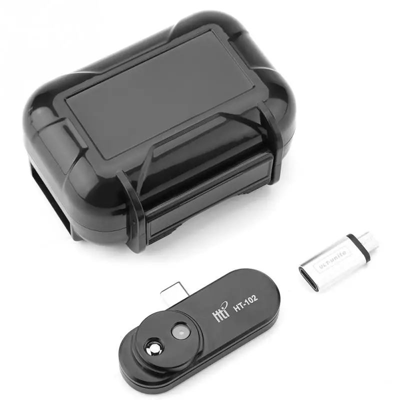 

HT-102 Thermal Infrared Imager Black USB Mobile Phone Thermal Infrared Imager for Android Phones Temperature Instrument