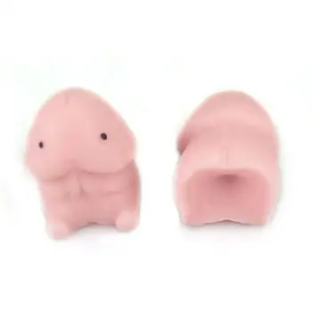 

Kids Slow Rebound Innovation Extrusion Spoof Little Dick Shape Squeezing Toy Adults Decompression Office Toy Gift Collection