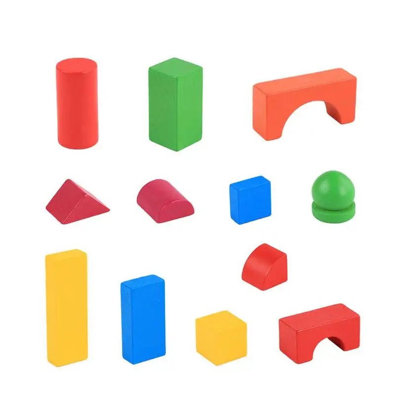112 шт. красочные деревянные строительные блоки игрушка деревянный замок набор образовательных строительный блок кирпичики для детей