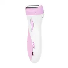 Kemei KM-3018 перезаряжаемая электрическая Женская бритва средство для удаления волос Гладкая кожа Сенсорное удаление безопасные бритвенные станки салонные инструменты
