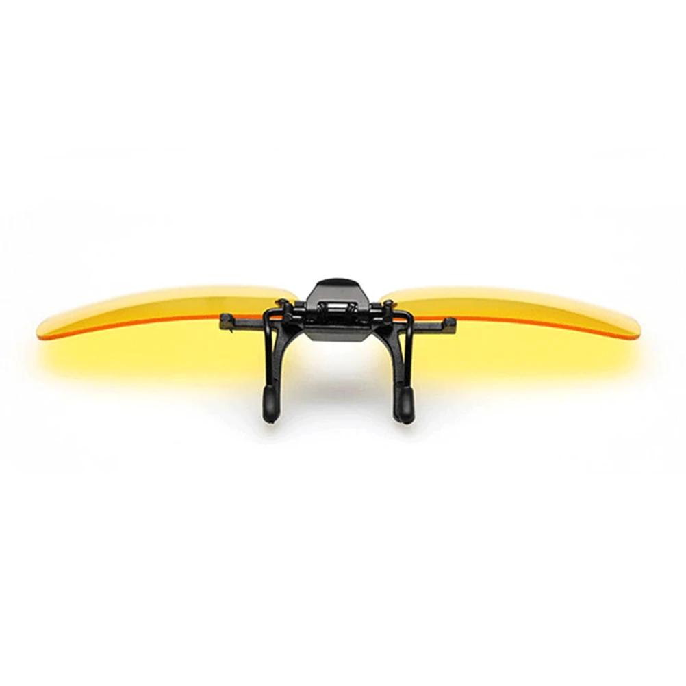 1PC Polarized Sunglasses Clip Drive Sunglasses Night Vision Goggles Resin Lenses Night Driving Glasses Car Accessories