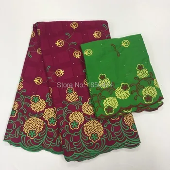 

Embroidered African Lace Fabric Nigeria Swiss Voile Lace In Switzerland High Quality Guipure Cord Dry Lace Fabric 7 Yards 13FS6