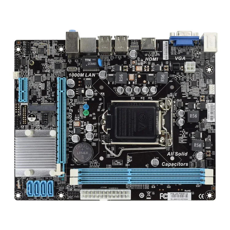 

PCWINMAX desktop PC socket LGA1155 support generation 2&3 CPU DDR3 H61 motherboard