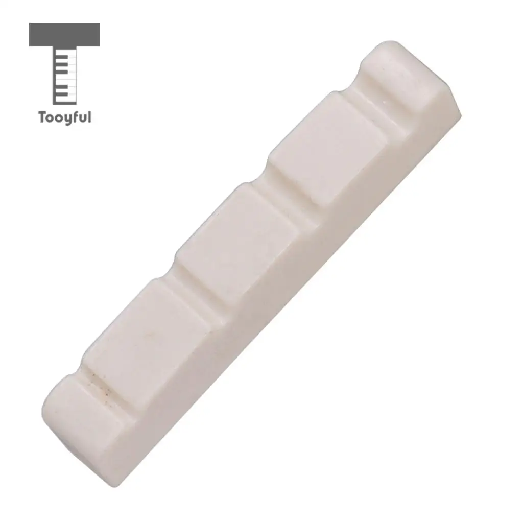 String Slotted Nuts for 4 String Electric Bass Guitar Accessory 2 Pcs