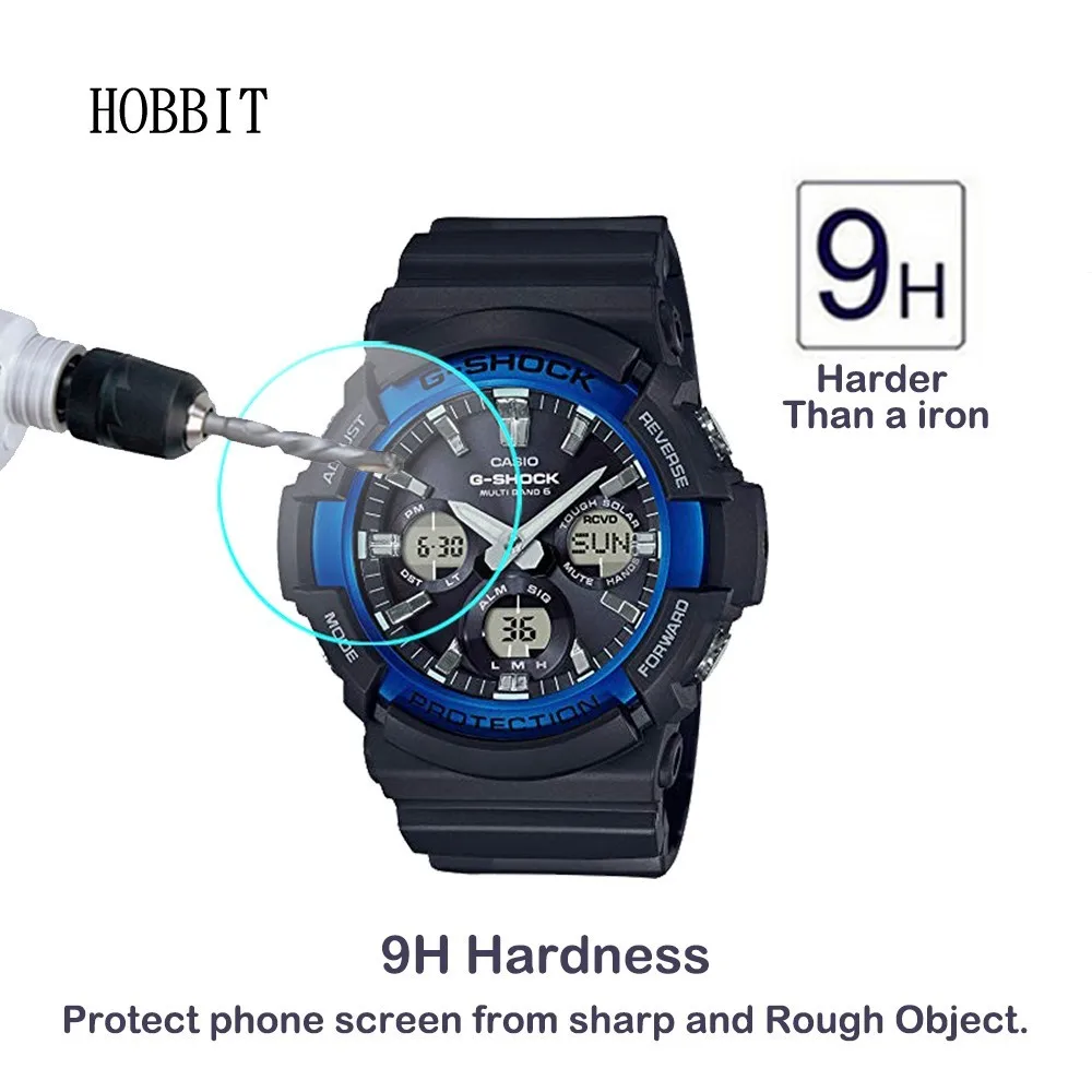 Закаленное стекло 9 ч для Casio GAW 100B PRW 60 70000.3mm 2.5D прозрачное устойчивое к царапинам 2