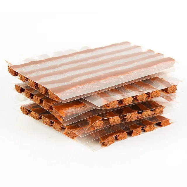 

5PCS Car Tire Repair Rubber Strip Block Air Leaking Rubber Cement For Car Truck Motorbike Tubeless Tire Auto Accessories
