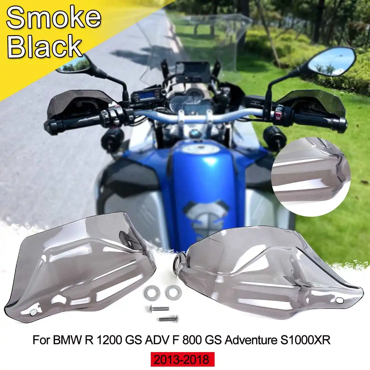 

Universal Acrylic Motorcycle Windscreen Handguard Hand shield Protector Windshield For BMW R 1200 GS ADV F 800 GS Adventure