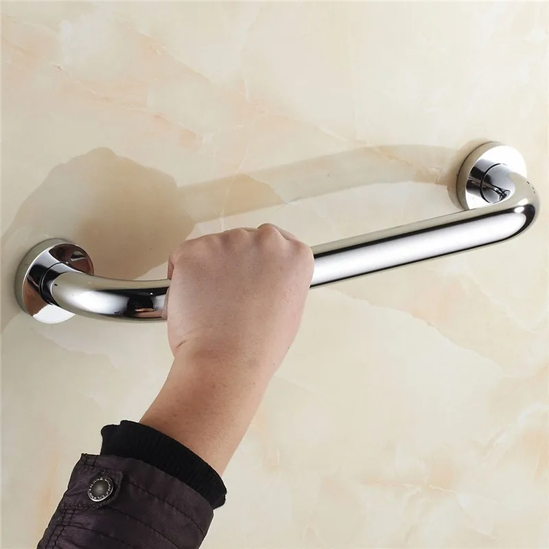 

ELEG-New Bathroom Tub Toilet Stainless Steel Handrail Grab Bar Shower Safety Support Handle Towel Rack