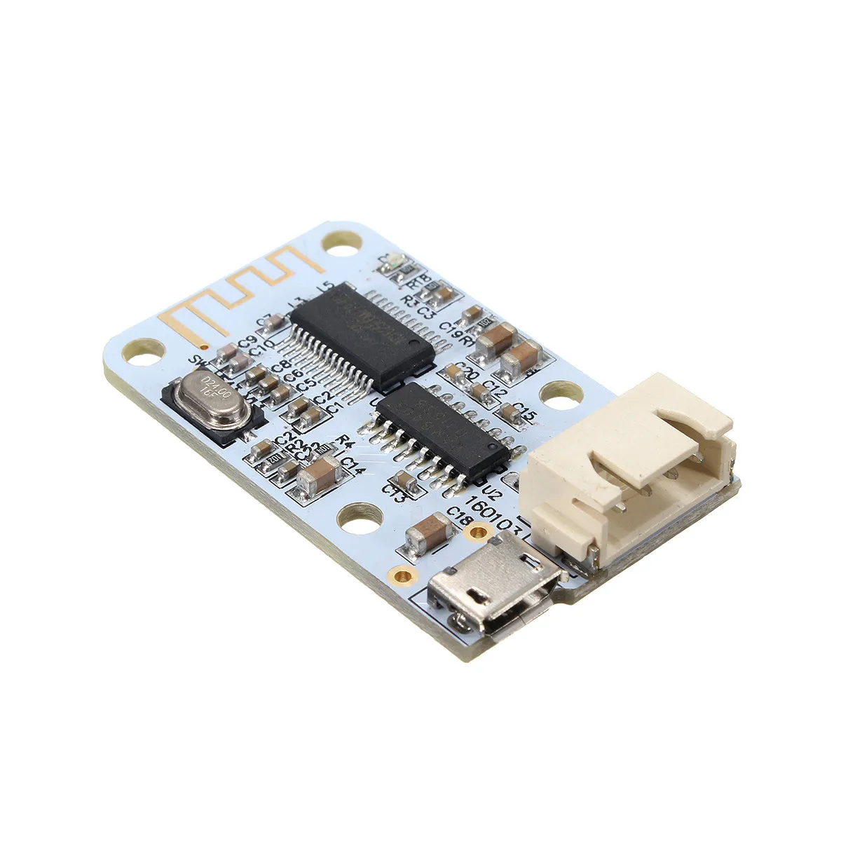 CLIATE 1 шт. 2*3 Вт микро соединение через usb и беспроводное, через Bluetooth 4,0 динамик аудио приемник Цифровой усилитель плата DIY