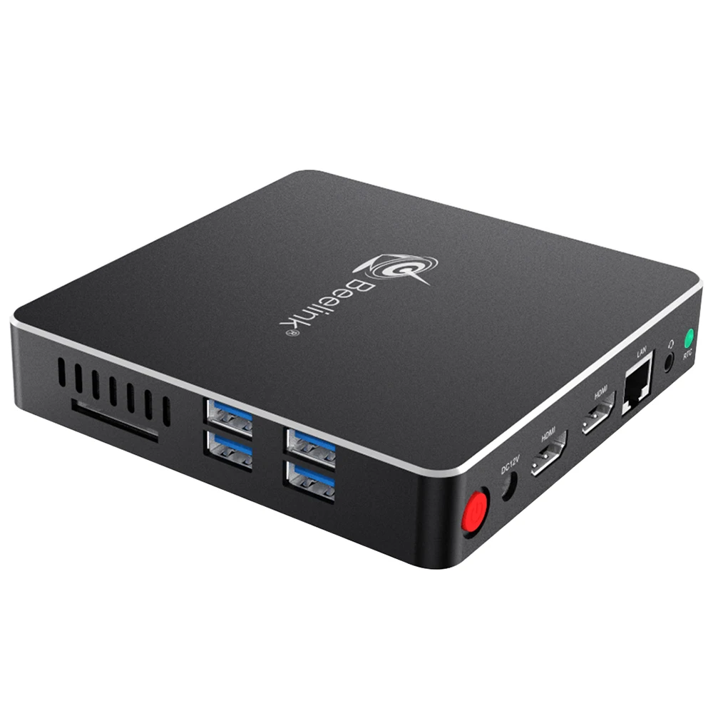 Beelink N41 N4100 Mini PC Близнецы озеро Intel HD Графика 600 4 GB Оперативная память 64 Гб