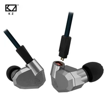 Original KZ ZS5 2DD+2BA Hybrid HIFI Earphones In Ear DJ Monito Super Bass Earplug Headsets Stereo Surround Earbuds For iPhone