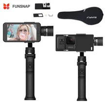 Funsnap Capture 3 Axis Handheld Phone Gimbal Stabilizer for iPhone X 8 7 Plus Samsung S8 Piexl Gopro Hero 7 6 5 Yi Sjam EKEN H9