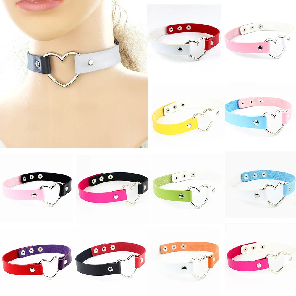 Collier Ras-de-cou En Strass En Forme De Cœur – Bijou étincelant Pour Femme